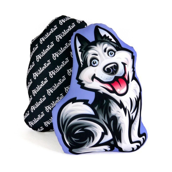 Siberian Husky Dog Decorative Pillow Cushion Stuffed Doggy cuddly mascot