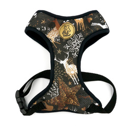 Dog Harness Deer Calls Black, Always Feeling Cool, Super Soft Psiakrew 