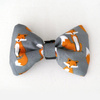 Dog Bow Tie, gift for dog, Pet Bow Tie, Bowtie, Collar Attachment, Fox