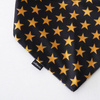 Christmas Black Dog Bandana Stars handkerchief style to tie around your pet’s neck