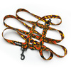 Dog Leash Dog On Fire width 2.5 cm, 1" wide, snap hook black 6cm