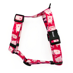 Guard Harness for Dog Piggy in Love Psiakrew, black extras