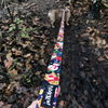 Dog Leash Winter is coming width 2.5 cm, 1"  wide, big black snap hook 8 cm