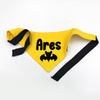 Halloween Dog Bandana with Name – BAT by Psiakrew, yellow bandana scarf