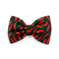 Dog Bow Tie Red Hot Chili Psiakrew, Pet Bow Tie, Bowtie, Collar Attachment