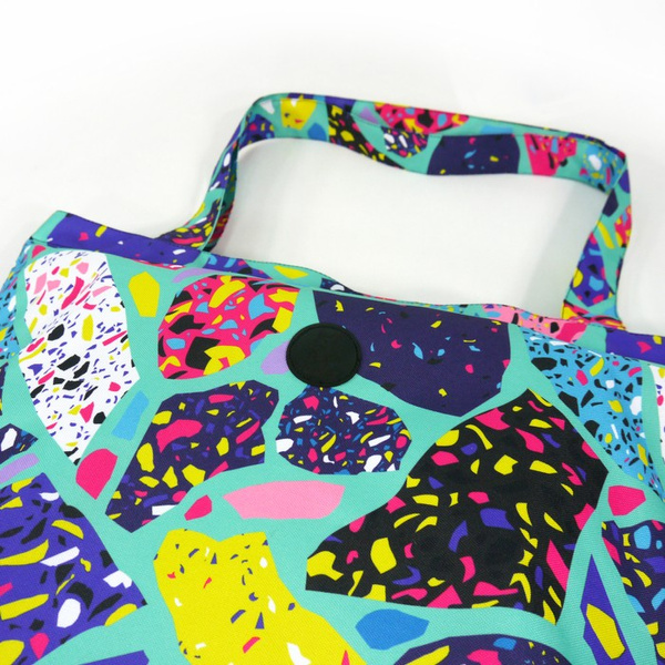 Large Shoulder Bag Terrazzo Psiakrew, voluminous colorful bag