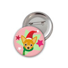 Przypinka Świąteczna Pies Chihuahua Psiakrew Button Badzyk 25mm