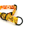 Half-choke collar Busy Bees, 2 cm wide, for small dogs, black extras