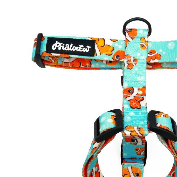 Harness for Dog, Blue Lagoon Psiakrew Guard Harness Small Harness for small dogs, puppies, black extras