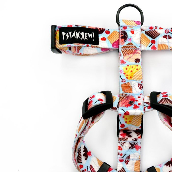 Harness for Dog, Model Hot Sweetness Guard Harness Small Harness for small dogs, puppies, black extras