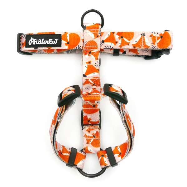 Small Guard Dog Harness Foxy Lady Psiakrew, Small Dog, Tape 2 cm, Black fittings