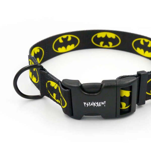 Verstellbares Hundehalsband- Bat Dog, 3 cm breit für mittelgroße und große Hunde