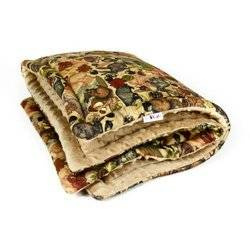 Premium Mat Plaid Blanket for the dog Forest Treasures Design