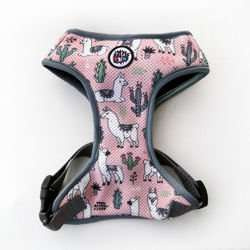 Szelki Bezuciskowe dla Psa w lamy z oddychającej siatki Psiakrew Lama