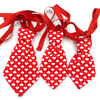 Valentine's Day tie for a dog with hearts Psiakrew