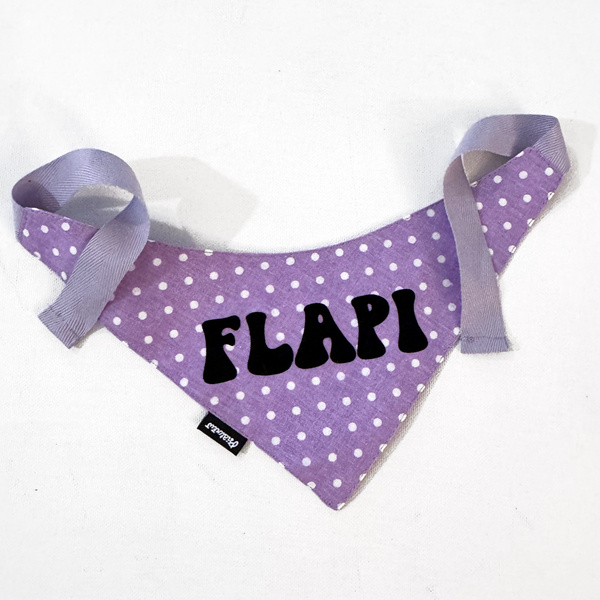 Psiakrew Bandana mit dem Namen des Hundes