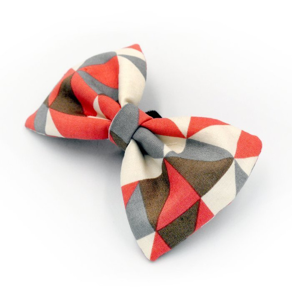 Dog Bow Tie, gift for dog, Pet Bow Tie, Bowtie, Collar Attachment, Hello