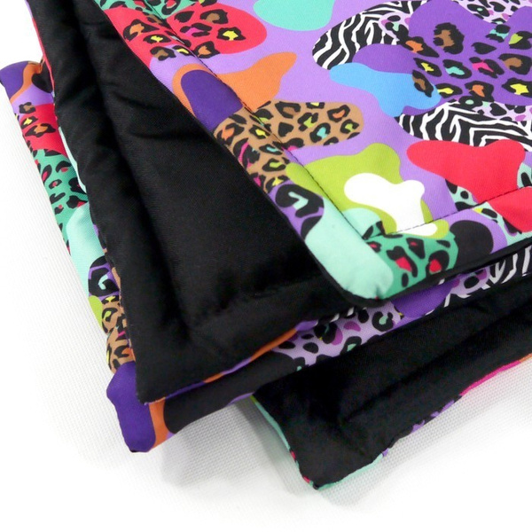 Waterproof Mat for the dog, puppy, cat, Crazy Leopard Psiakrew Design