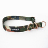 Half-choke collar Camo, 2.5 cm wide, medium and big dogs, rose gold