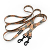 Long Dog Leash Dogberry Psiakrew width 2 cm (0.78"),  black snap hook 7 cm (3,15")