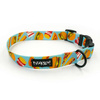 Dog Collar Psiakrew Doggy Foodie 2.5 cm, 1"  wide, black extras