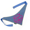 Bandana Denim z imieniem Psa Psiakrew, personalizowana wiązana chusteczka, punk rock style