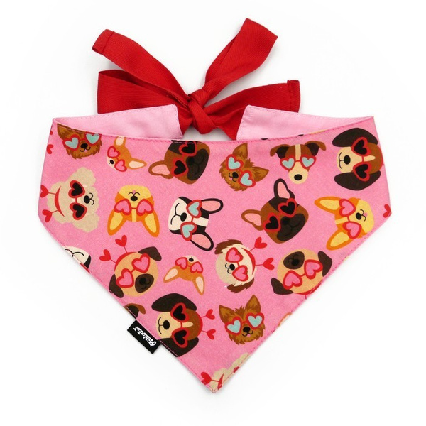 Look in Love Psiakrew Bandana, gebundenes Taschentuch, Baumwollschal