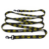 Hundeleine Bat Dog Psiakrew, Breite 2,5 cm, Karabiner 6 cm schwarz