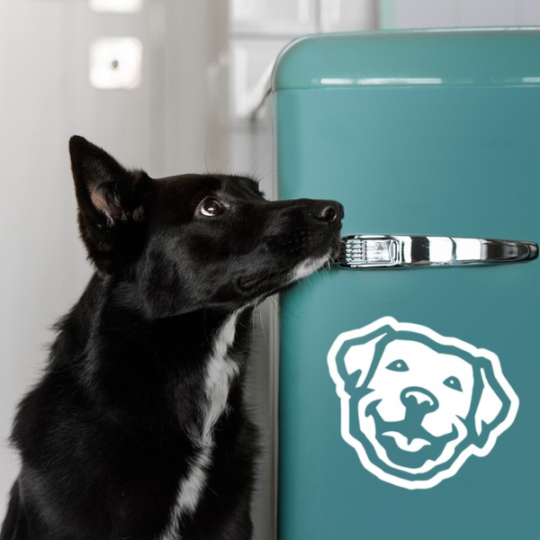 Labrador Psiakrew Hunde-Autoaufkleber für dunkle Karosserien