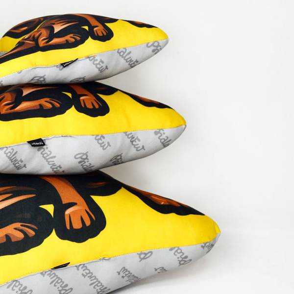 Poduszka Pies Brązowy Jamnik Psiakrew Przytulanka Maskotka Zabawka Pluszak