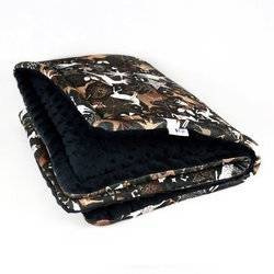 Premium Mat Plaid Blanket for the dog, Deer Calls Psiakrew Design