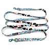 Long Dog Leash Spotted Cow Psiakrew width 2 cm (0.78") wide, holo snap hook 6 cm