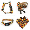 ACCESSORY KIT. Medium dog. Psiakrew Snail Family Series; Collar, Harness, Leash, Bandana