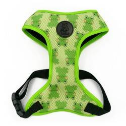 Dog Harness Green Frogs, Always Feeling Cool, Super Soft Psiakrew