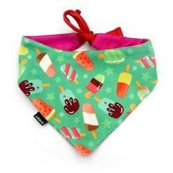 Premium Dog Bandana Ice Ice Baby handkerchief style to tie around your pet’s neck