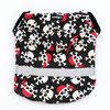Dog Hoodie Pirates Psiakrew, reflective inserts, skull pattern