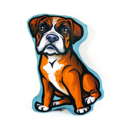 Poduszka Pies Bokser Psiakrew Przytulanka Maskotka Zabawka Pluszak