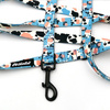 Long Dog Leash Spotted Cow width 2 cm (0.78")  wide, , black snap hook