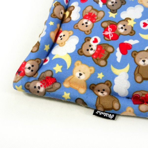 Koc dla psa Teddy Bear Psiakrew mata, pled polar Minky