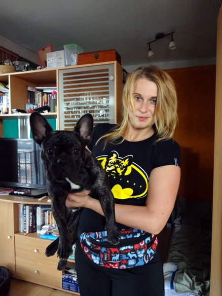 Women's T-shirt French Bulldog Frenchyman Psiakrew