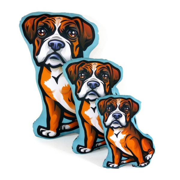 Boxer Hundekissen Psiakrew Kuscheliges Maskottchen Plüschtier