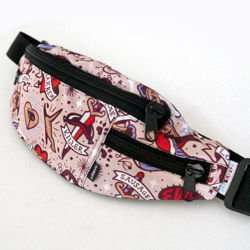 Fanny Pack Hip Bag Dog Tattoo, Bum Bag Psiakrew