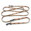 Long Dog Leash Dogberry Psiakrew width 1,5 cm (0.78"), black snap hook 6 cm