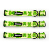 Half-choke collar Green Frogs, 2.5 cm wide, medium and big dogs, black extras