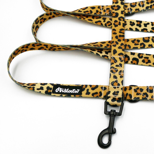 Dog Leash Tarzan width 2 cm wide, black snap hook 6 cm