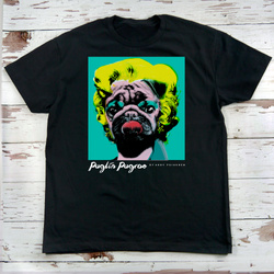 Psiakrew men's T-shirt Puglin Pugroe Pop art Pug Dog