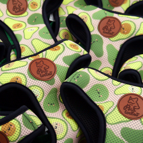 Dog Harness Guacamole Time Psiakrew, Always Feeling Cool, Super Soft