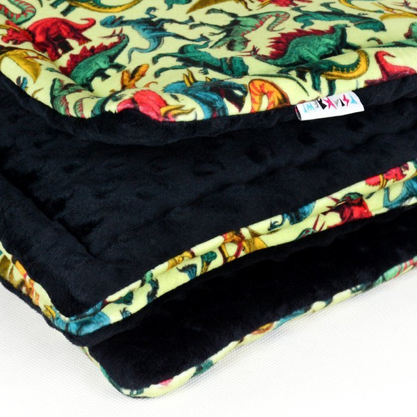 Premium Mat Plaid Blanket for the dog Jurassic Bark Psiakrew Design