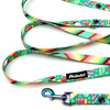 Long Dog Leash Ice Ice Baby Psiakrew width 2 cm (0.78") wide, holo snap hook 6 cm