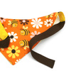 Dog Bandana Busy Bees handkerchief style to tie around your pet’s neck
